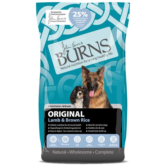 Burns Original Adult Dry Dog Food with Lamb & Brown Rice