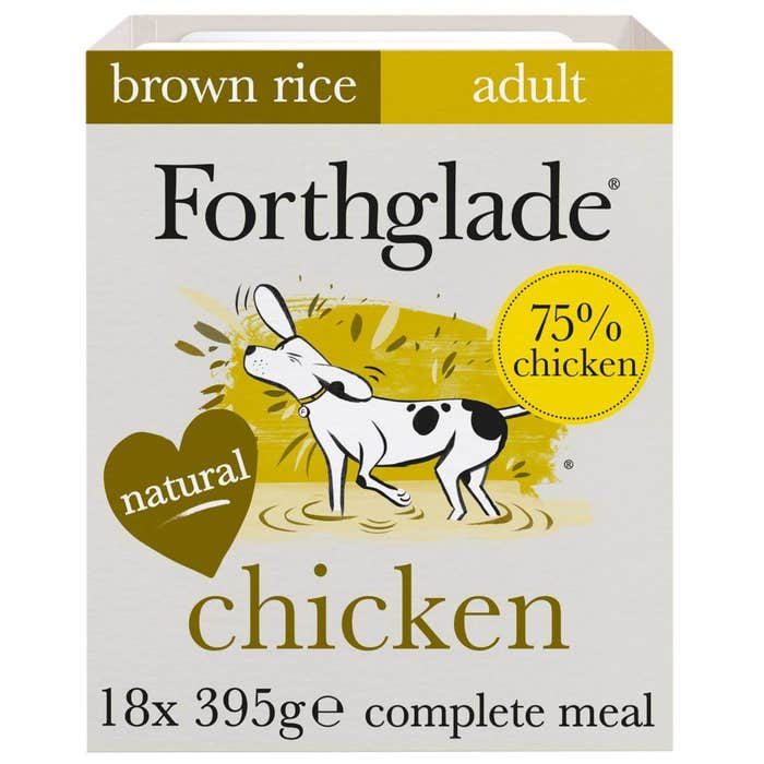 Forthglade Hypoallergenic Natural Wet Dog Food - Chicken 18x395g Trays