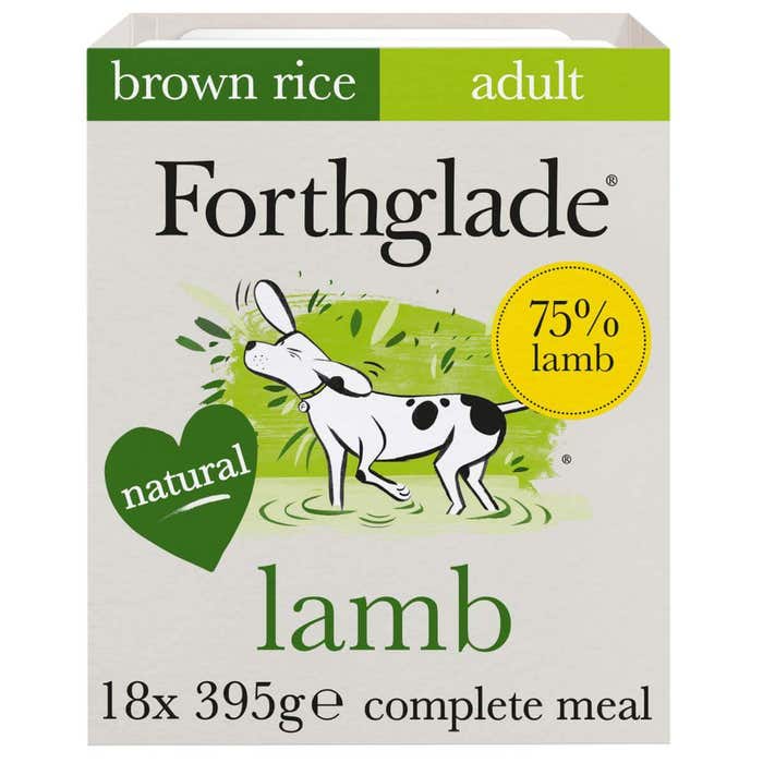 Forthglade Hypoallergenic Natural Wet Dog Food - Lamb 18x395g Trays