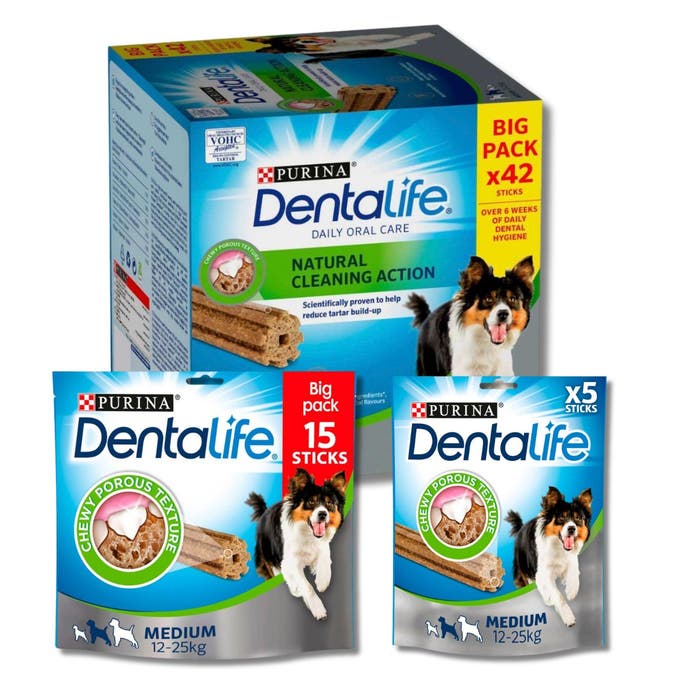 Dentalife Medium Dental Chicken Dog Chews | Animed