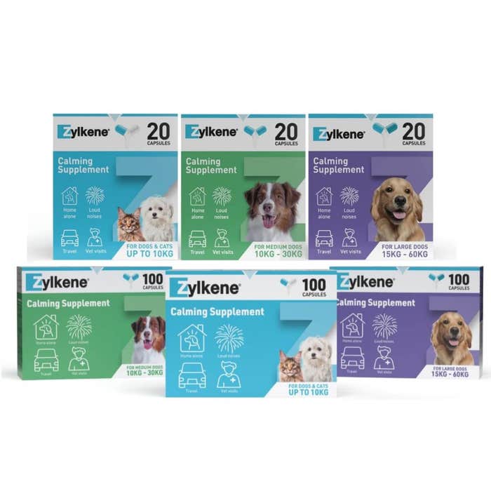 Zylkene Calming Supplement Capsules for Dogs and Cats