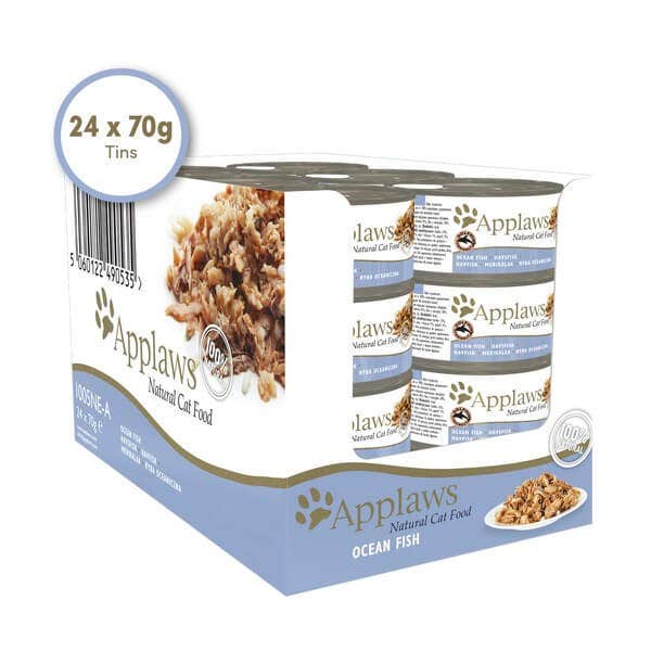 Applaws Natural Wet Cat Food - Ocean Fish 24x70g