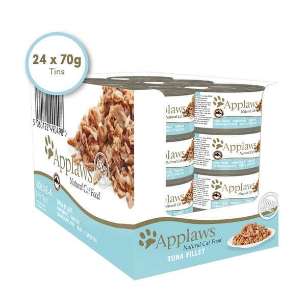 Applaws Natural Wet Cat Food - Tuna Fillet 12x70g