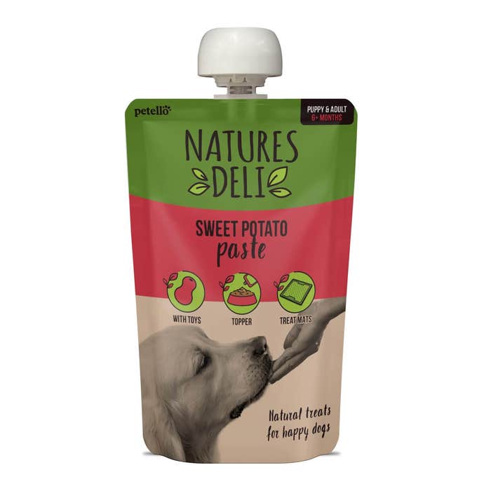 Natures Deli Sweet Potato Paste Dog Treat -100g Pouch