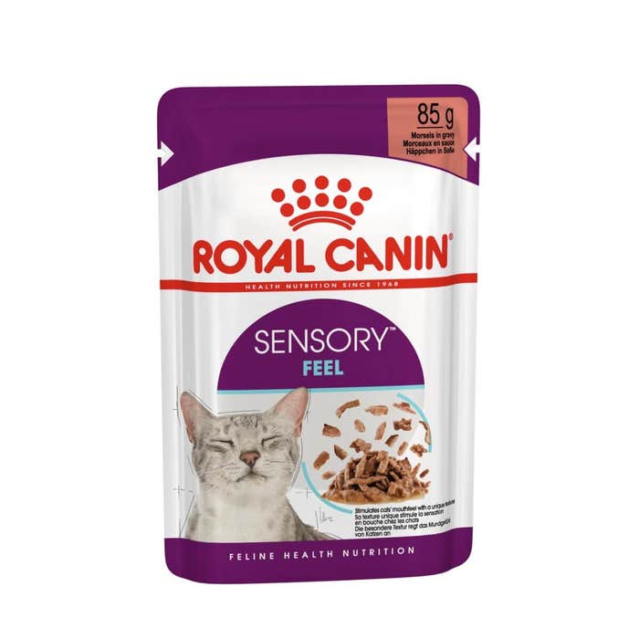 Royal Canin Sensory Feel - Wet Cat Food in Gravy 12x85g Pouches