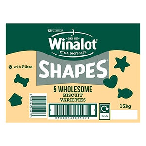 Winalot Shapes Dry Dog Food Biscuits 15kg