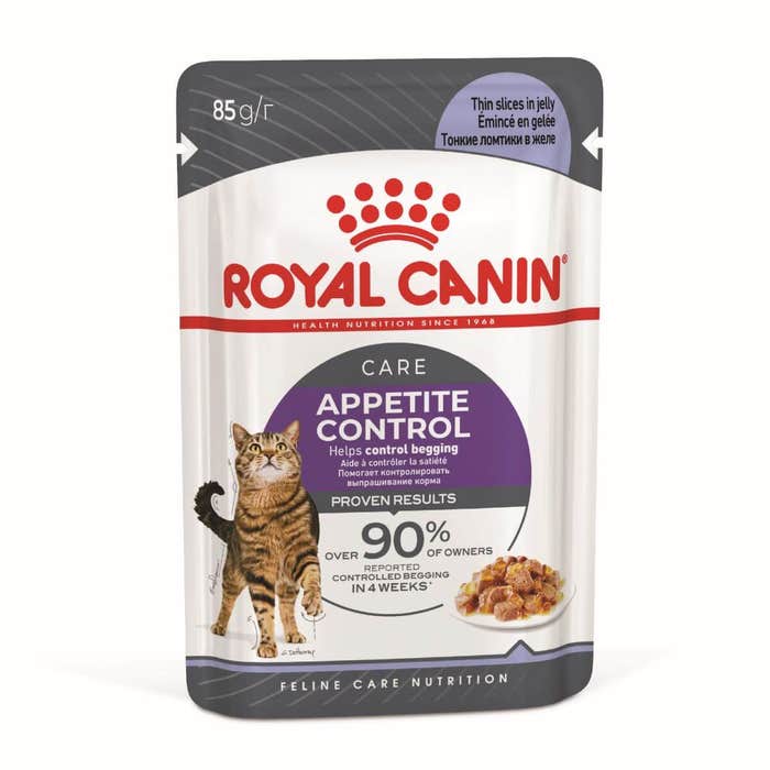 Royal Canin Appetite Control Adult Wet Cat Food (in Jelly) 12x85g Pouches