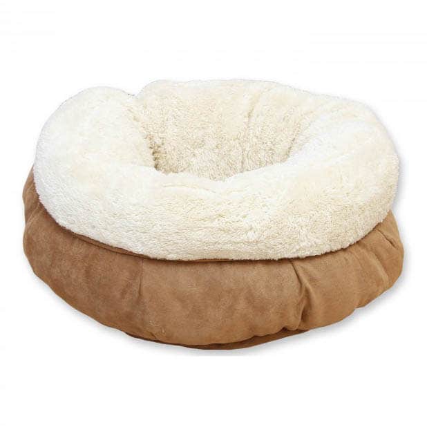 All For Paws Donut Cat Bed - Tan Colour