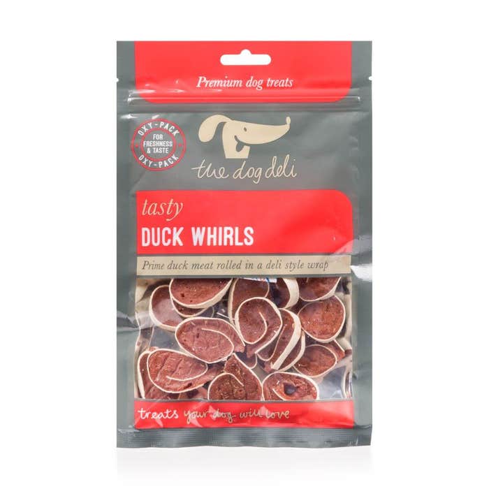Petface The Dog Deli - Duck Whirls Dog Treats 100g