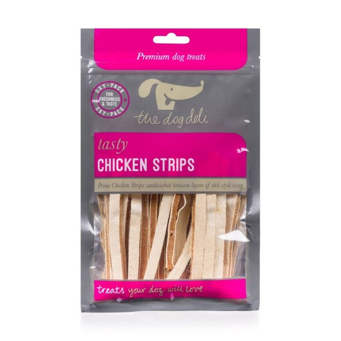 Petface The Dog Deli Chicken Strips Dog Treats 100g | Animed