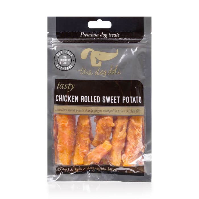 Petface The Dog Deli - Chicken Rolled Sweet Potato Dog Treats 100g