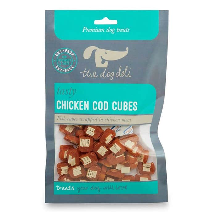 Petface The Dog Deli - Chicken Cod Cubes Dog Treats 100g