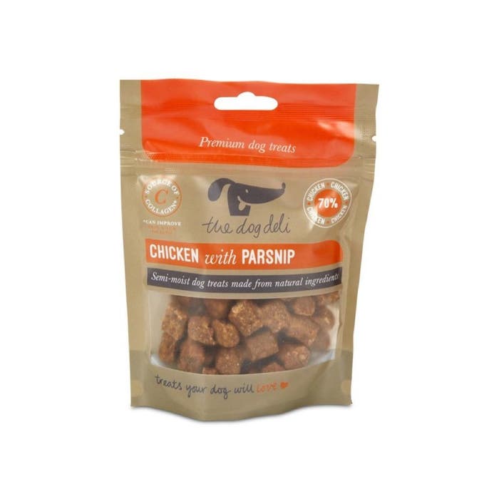 Petface The Dog Deli Chicken with Parsnip Semi-Moist Dog Treats 70g | Animed