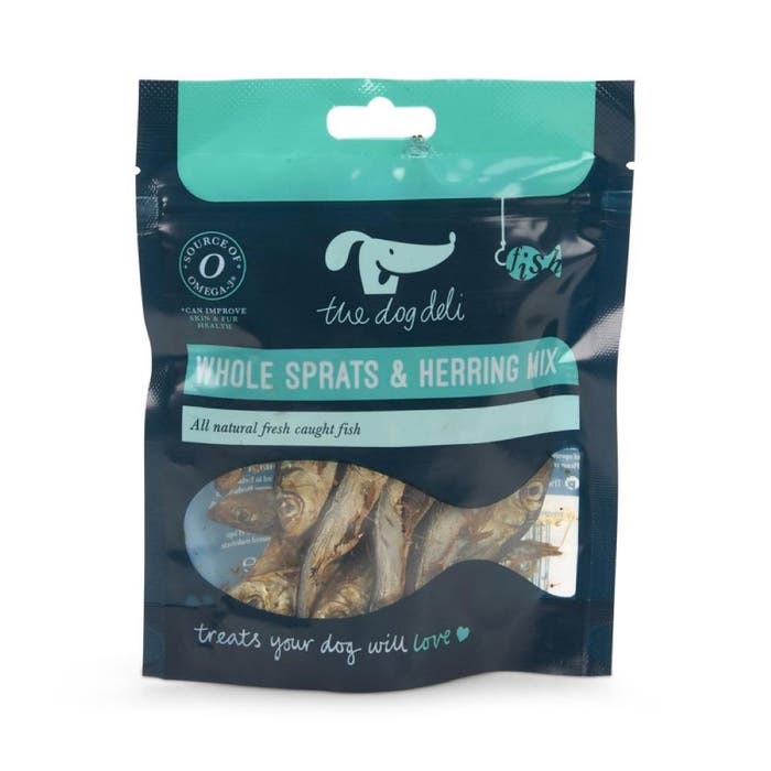 Petface The Dog Deli Whole Sprats & Herring Mix Dog Treats 60g | Animed