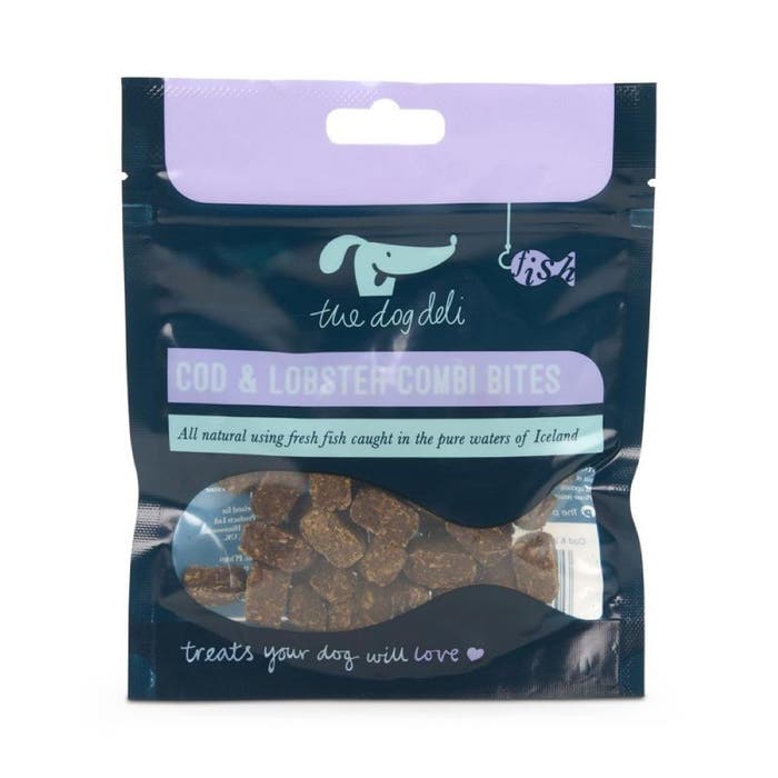 Petface The Dog Deli Cod & Lobster Combi Bites Dog Treats 60g | Animed