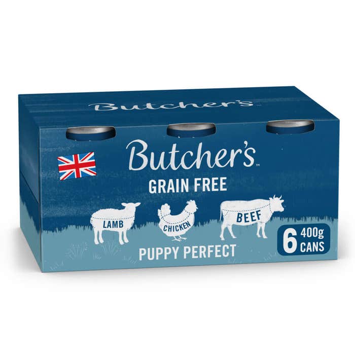 Butcher's Puppy Perfect Grain Free Recipes in Jelly - Wet Food 6x400g Cans