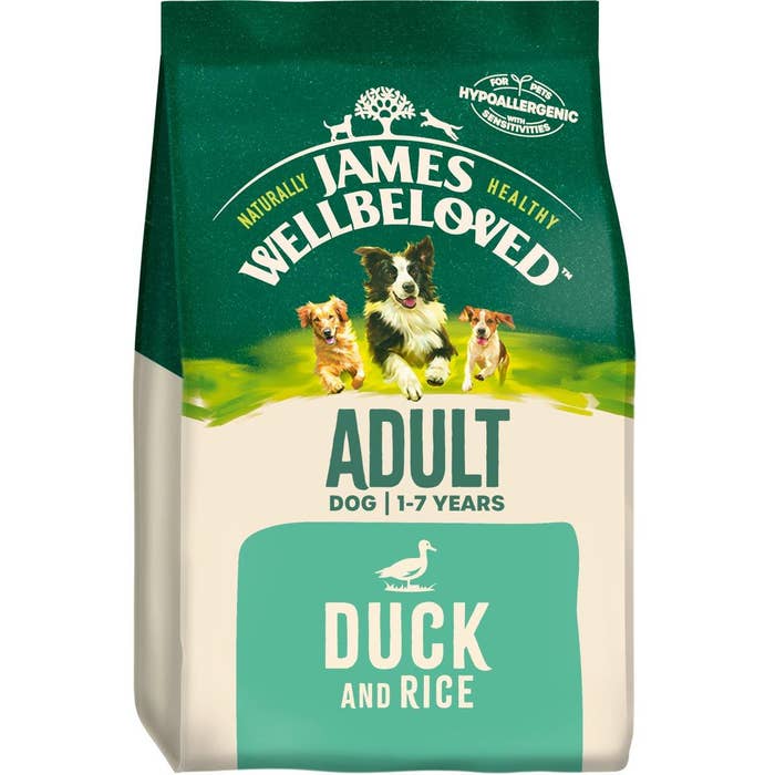 James Wellbeloved Adult Dog Dry Food - Duck and Rice