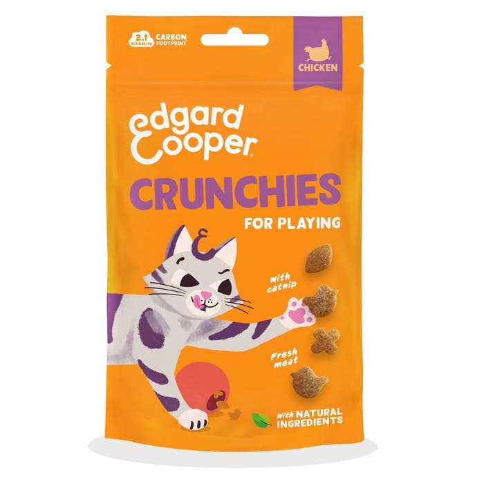 Edgard & Cooper Cat Treats Chicken Crunchies 50g | Animed