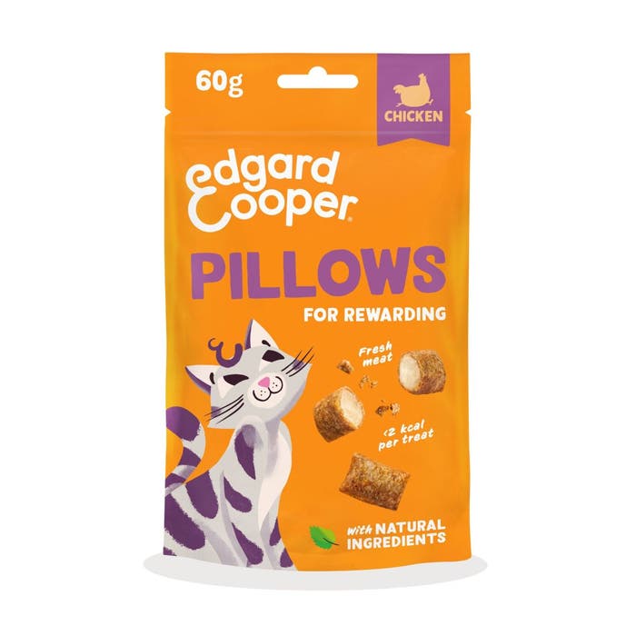 Edgard & Cooper Cat Treats Chicken Pillows 60g | Animed