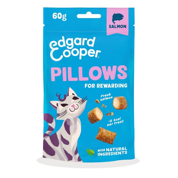 Edgard & Cooper Cat Treats Salmon Pillows 60g | Animed