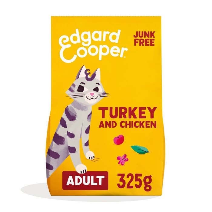 Edgard & Cooper Adult Dry Cat Food Turkey & Chicken | Animed