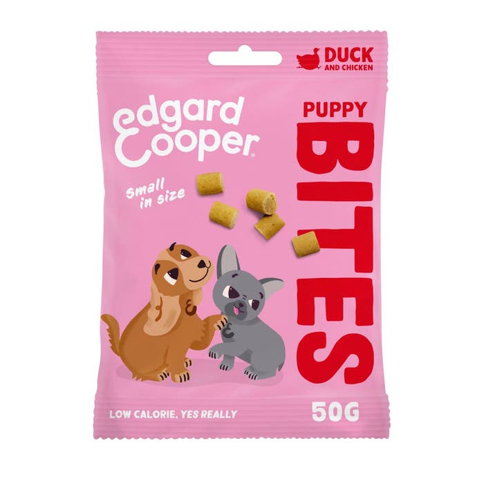 Edgard & Cooper Puppy Treats Duck & Chicken Small Bites 50g | Animed
