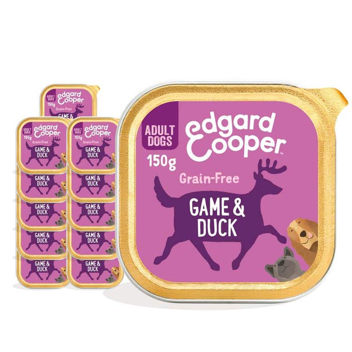 Edgard & Cooper Adult Wet Dog Food Game & Duck 11x150g Foils | Animed