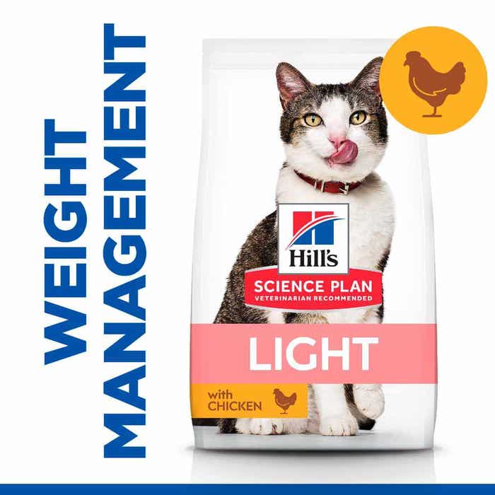 Hill's Science Plan Mature 7+ Light Dry Cat Food with Chicken