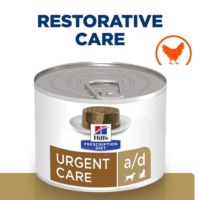 Hill's Prescription Diet a/d Urgent Care - Dog and Cat Wet Food with Chicken 12x200g Can