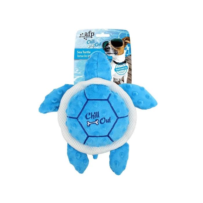 All For Paws Chill Out Sea Turtle - Dog Cooling Toy