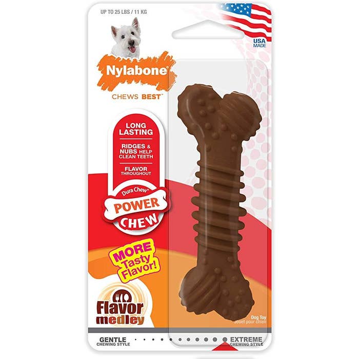 Nylabone Extreme Power Textured Bone Chew - Flavour Medley