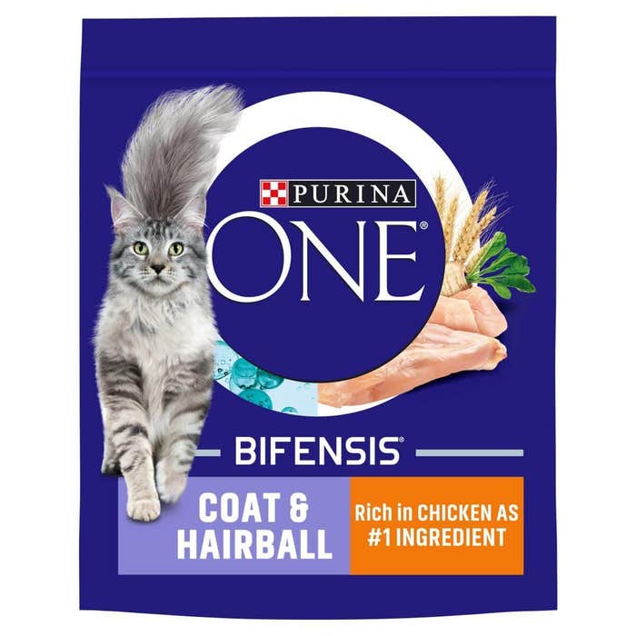 Purina One Bifensis - Coat and Hairball Dry Cat Food with Chicken