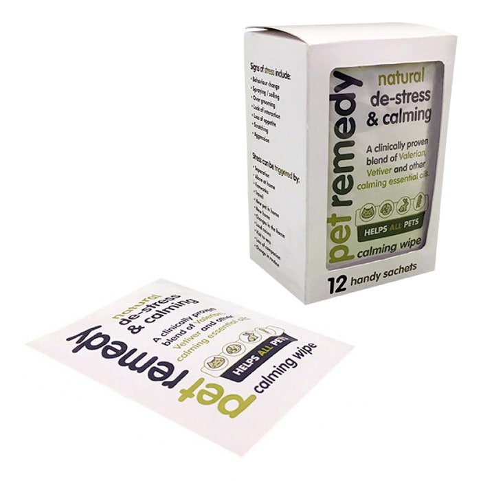 Pet Remedy natural de-stress and calming wipes