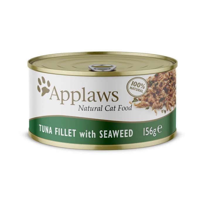 Applaws Natural Wet Cat Food - Tuna with Seaweed 24x156g