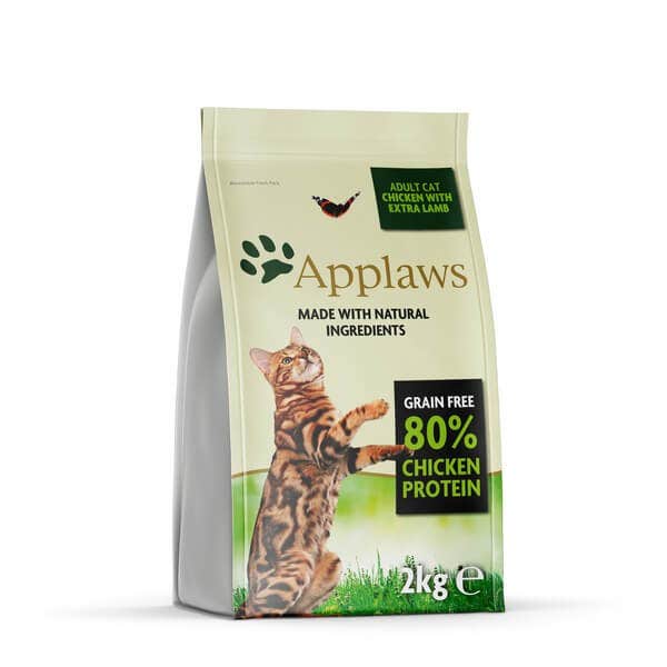 Applaws Natural Grain Free Dry Cat Food - Chicken and Lamb 2kg