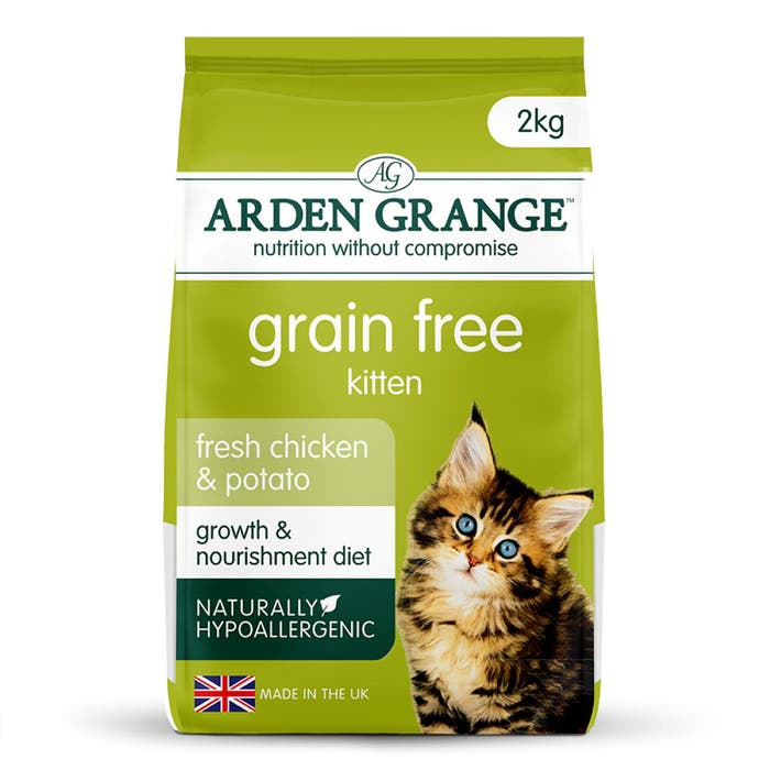 Arden Grange Grain Free Dry Kitten Food - Chicken and Potato