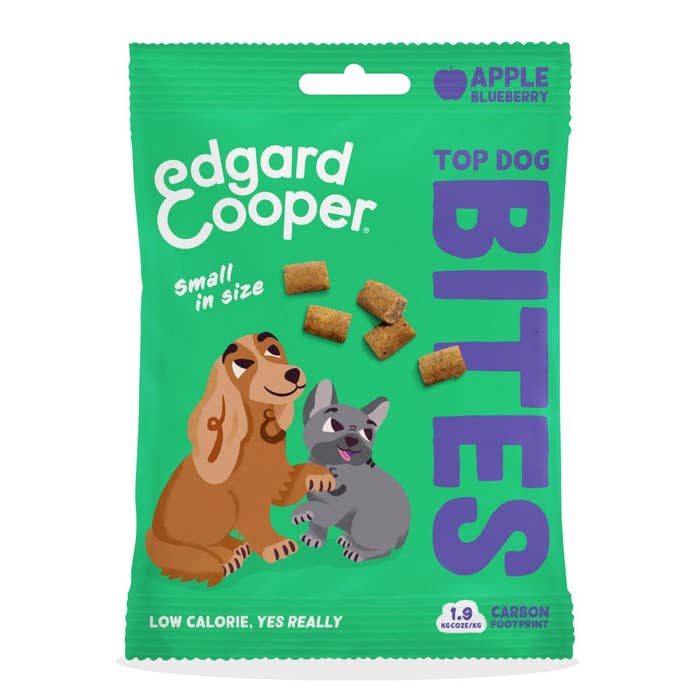 Edgard & Cooper Top Dog Treats Apple & Blueberry Small Bites 50g | Animed