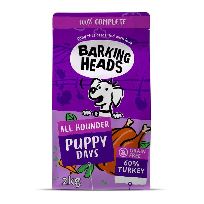 Barking Heads All Hounder Puppy Days Dry Food Turkey | Animed