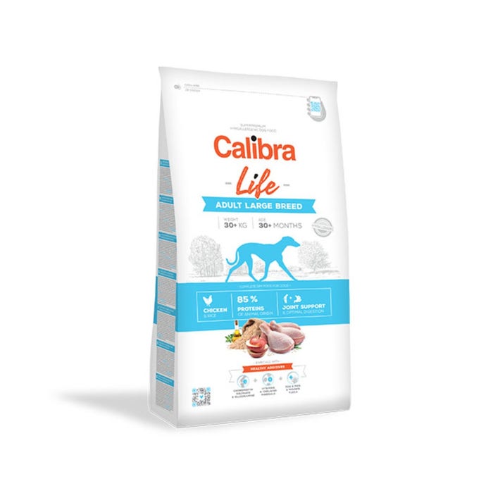 Calibra Life Adult Large Breed Dry Dog Food with Chicken & Rice 12kg