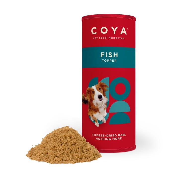 COYA Freeze Dried Raw Adult Dog Food Topper Fish 50g