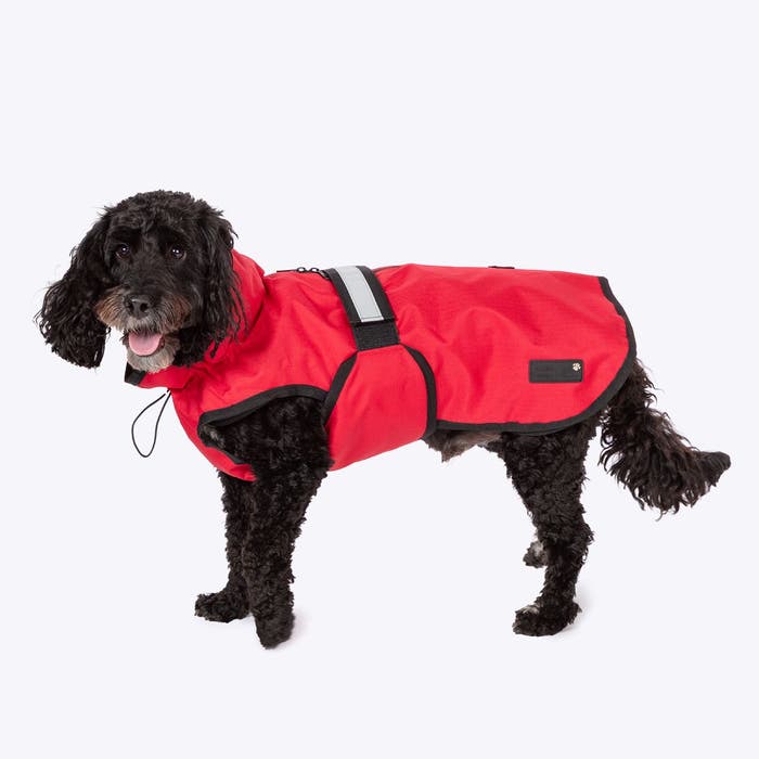 Danish Design Red 3-in-1 Dog Coat | Animed