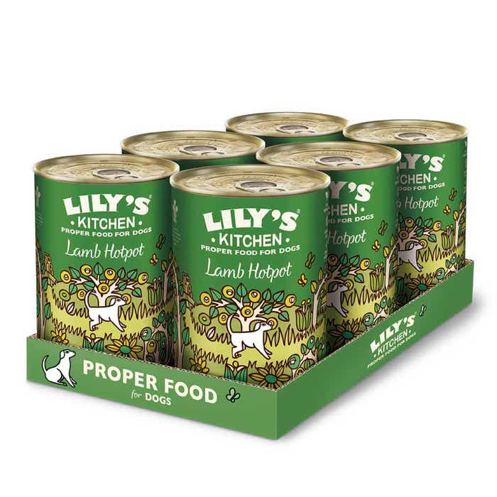 Lily's Kitchen Slow Cooked Lamb Hotpot Wet Dog Food - 6x400g Cans