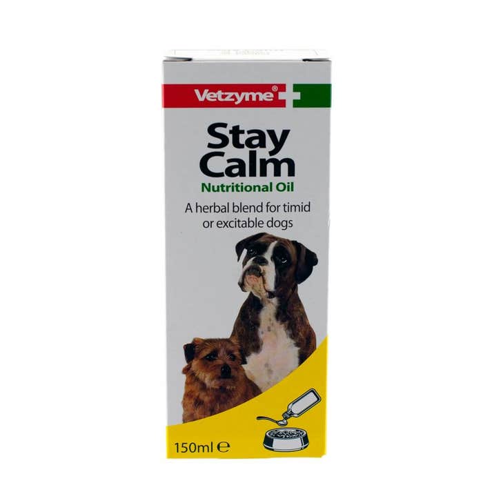 Vetzyme Stay Calm - Herbal Calming Oil for Dogs 150ml
