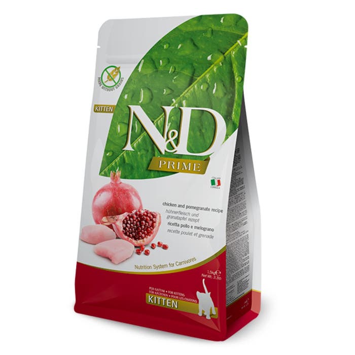 Farmina N&D Prime Kitten Dry Food Chicken & Pomegranate | Animed