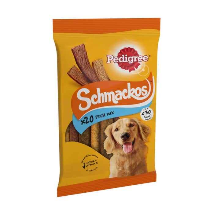 Pedigree Schmackos Fish Mix Dog Treats - 20 Pack