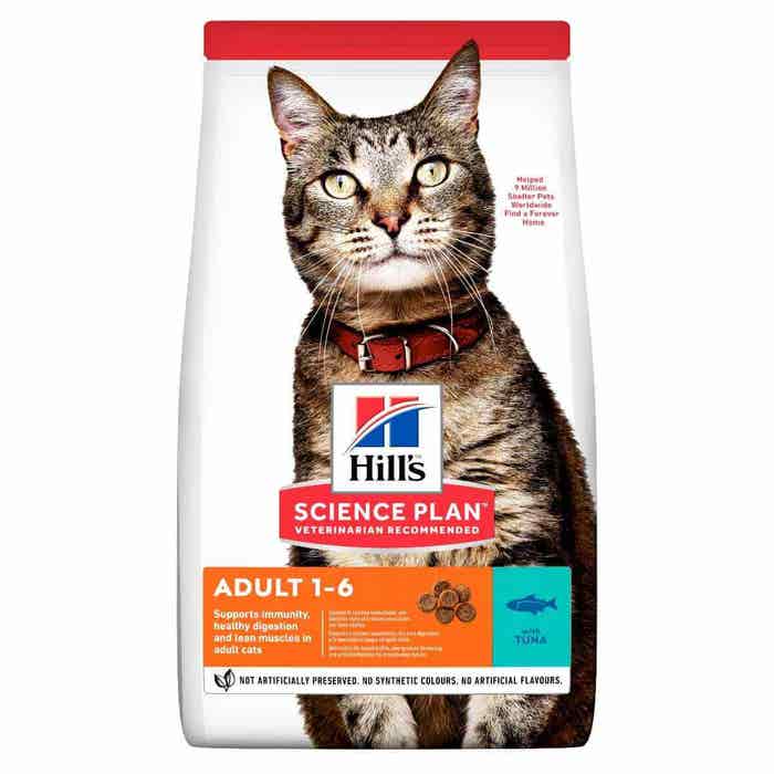 Hill's Science Plan Adult Dry Cat Food - with Tuna