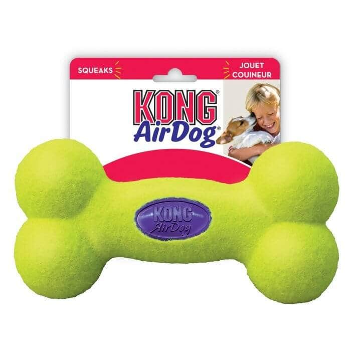 KONG AirDog Squeaker Bone Throw and Fetch Dog Toy