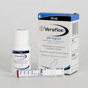 Veraflox 25mg/ml Oral Suspension for Cats 15ml
