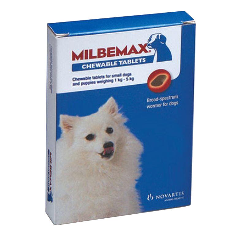 Milbemax Chewable Tablet for Small Dogs and Puppies