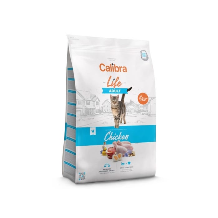 Calibra Life Adult Dry Cat Food with Chicken 1.5kg